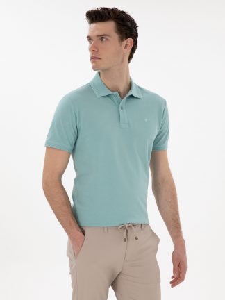 پولوشرت مردانه نعنایی تیره پیرکاردین