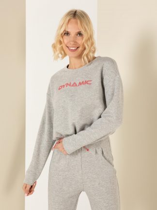 سویشرت زنانه خاکی ملانژ پیرکاردین