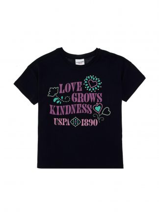 تی شرت دخترانه سرمه ای یو اس پولو