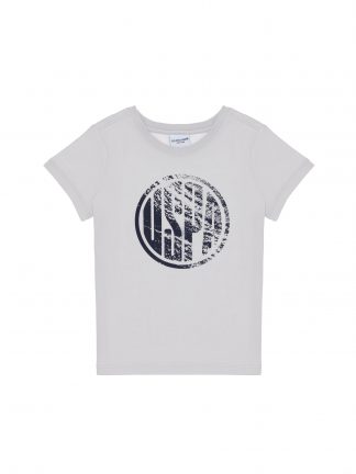 تی شرت پسرانه خاکستری روشن یو اس پولو