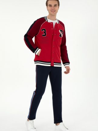 شلوار راحتی مردانه سرمه ای یو اس پولو