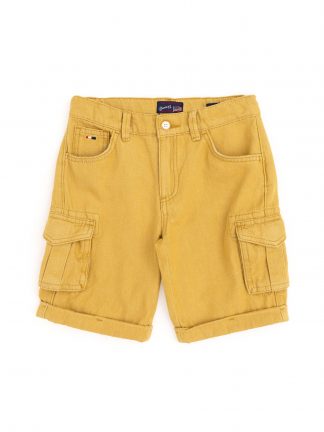 شلوارک پسرانه زعفرانی یو اس پولو