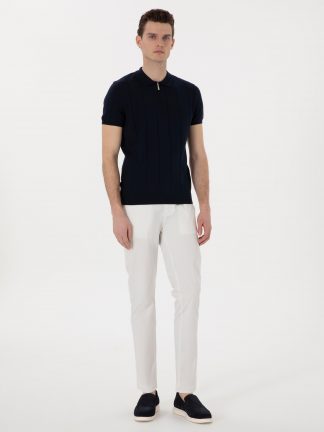 شلوار کتان مردانه بژ پیرکاردین