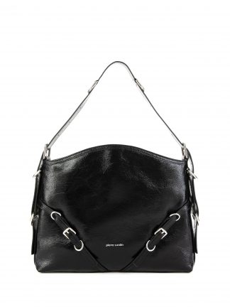 کیف دوشی زنانه مشکی پیرکاردین