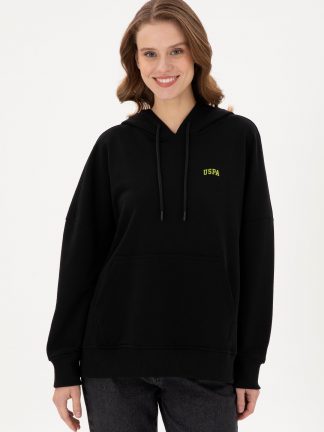 هودی زنانه مشکی یو اس پولو