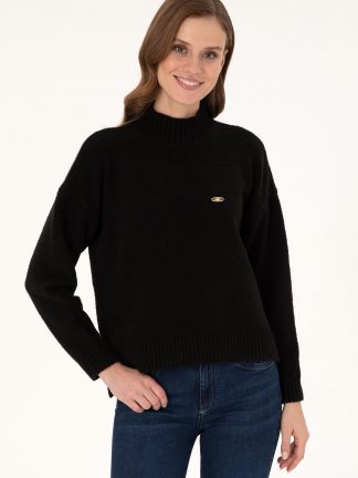 پلیور زنانه سرمه ای یو اس پولو