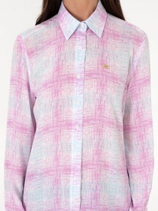 شومیز زنانه ارغوانی یو اس پولو