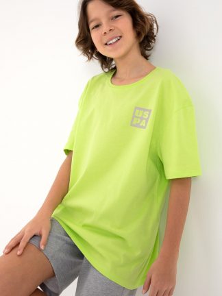 تی شرت پسرانه سبز یو اس پولو