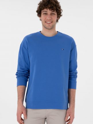 سویشرت مردانه نیلی یو اس پولو