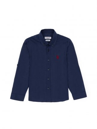 پیراهن پسرانه سرمه ای یو اس پولو