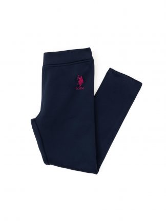 شلوار راحتی دخترانه سرمه ای یو اس پولو