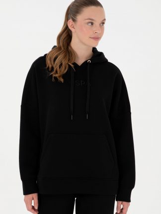 هودی زنانه مشکی یو اس پولو