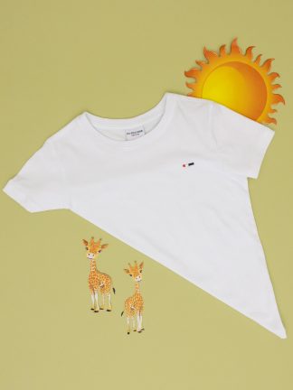 تی شرت پسرانه سفید یو اس پولو