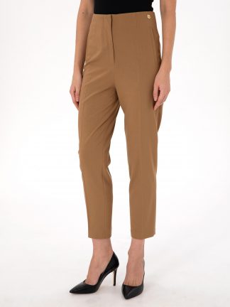 شلوار پارچه ای زنانه بژ پیرکاردین