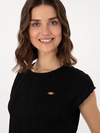 تیشرت زنانه مشکی یو اس پولو