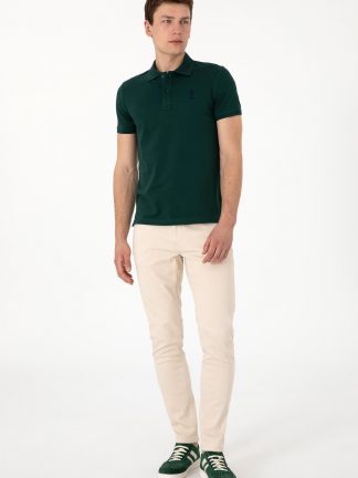 شلوار جین جذب مردانه بژ یو اس پولو