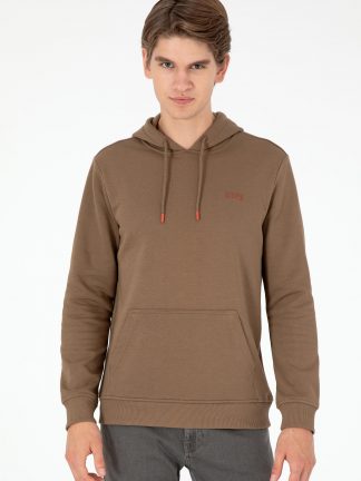 هودی مردانه خاکی روشن یو اس پولو