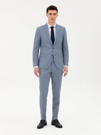 کت و شلوار مردانه آبی تیره پیرکاردین