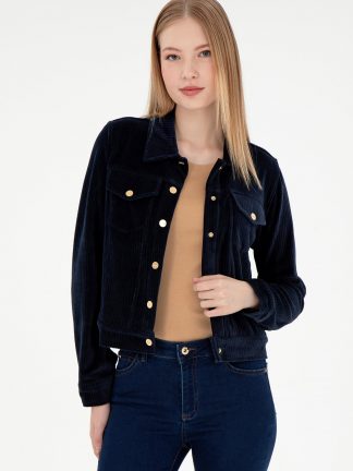 سویشرت زنانه سرمه ای یو اس پولو