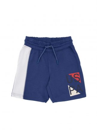 شلوارک پسرانه آبی لاجوردی روشن یو اس پولو