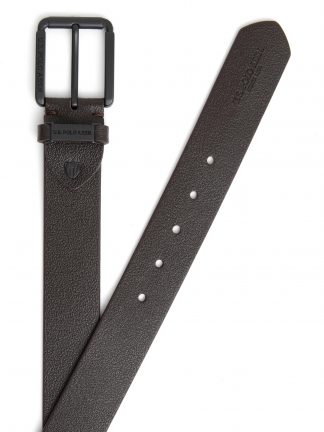 کمربند مردانه قهوه ای یو اس پولو