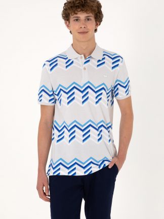 پولوشرت مردانه خاکستری روشن یو اس پولو