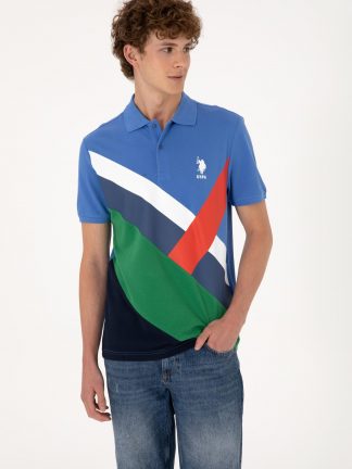 پولوشرت مردانه نیلی یو اس پولو
