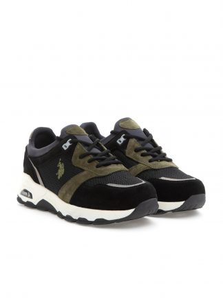 کفش کتانی و اسپرت مردانه مشکی یو اس پولو