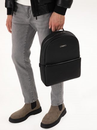 کوله پشتی مردانه مشکی پیرکاردین