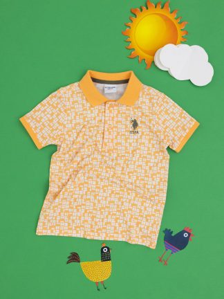 پولوشرت پسرانه خربزه ای یو اس پولو