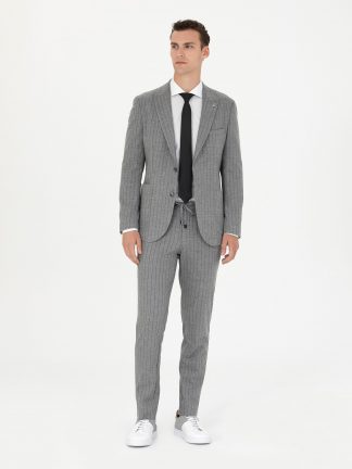 کت و شلوار مردانه خاکستری پیرکاردین