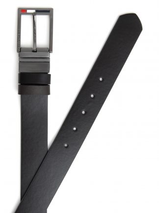 کمربند مردانه مشکی یو اس پولو