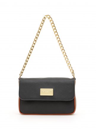 کیف دوشی زنانه خاکستری تیره پیرکاردین