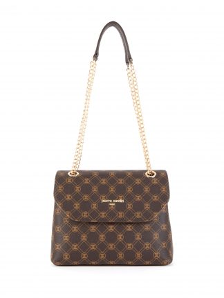 کیف دوشی زنانه قهوه ای پیرکاردین