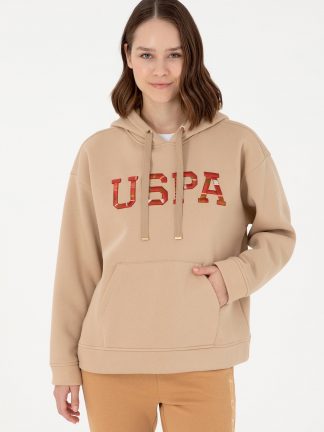 هودی زنانه بژ یو اس پولو