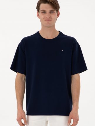 تی شرت مردانه سرمه ای یو اس پولو