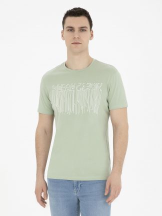 تی شرت مردانه سبز پیرکاردین