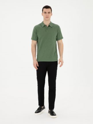 شلوار کتان مردانه مشکی پیرکاردین