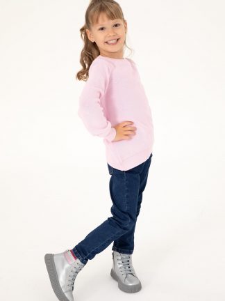 پلیور دخترانه صورتی یو اس پولو