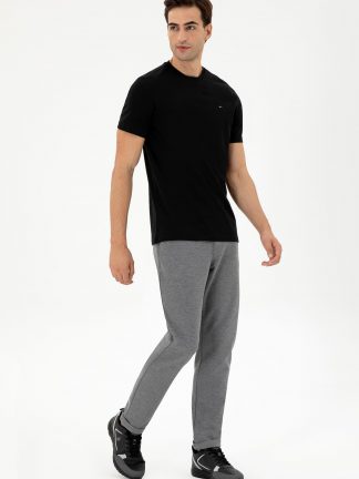 شلوار کتان مردانه خاکستری روشن یو اس پولو