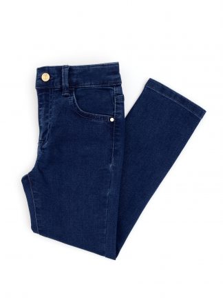 شلوار جین دخترانه آبی تیره یو اس پولو