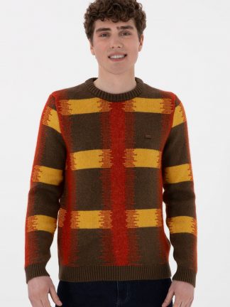 پلیور مردانه خاکی روشن یو اس پولو