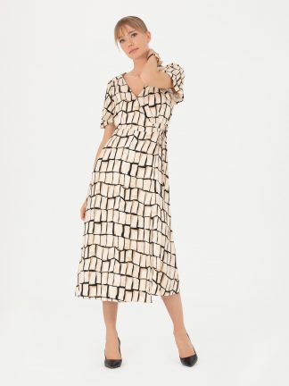 پیراهن زنانه مشکی پیرکاردین