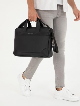 کیف مردانه مشکی پیرکاردین