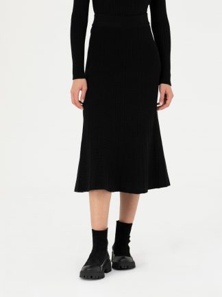 دامن ماکسی مشکی پیرکاردین