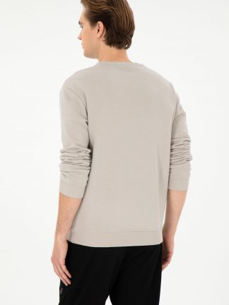 سویشرت مردانه طوسی یو اس پولو