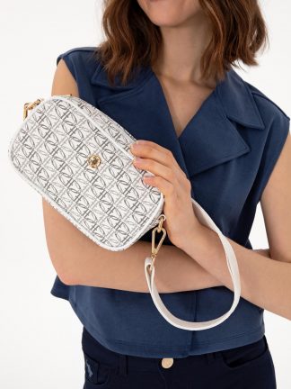 کیف زنانه سفید یو اس پولو