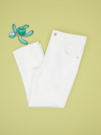 شلوار جین پسرانه سفید یو اس پولو