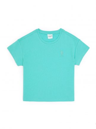 تی شرت دخترانه نعنایی یو اس پولو