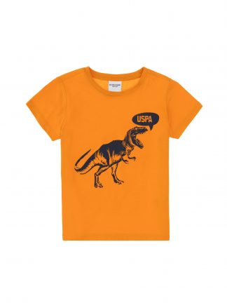 تی شرت پسرانه نارنجی یو اس پولو